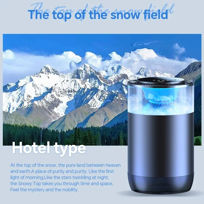 Akıllı Araba Hava Spreyi Araba Koku Difüzörü Otomobil Şarj Edilebilir Oda Spreyi Ortam ışığı ile Araba İç Koku Giderici