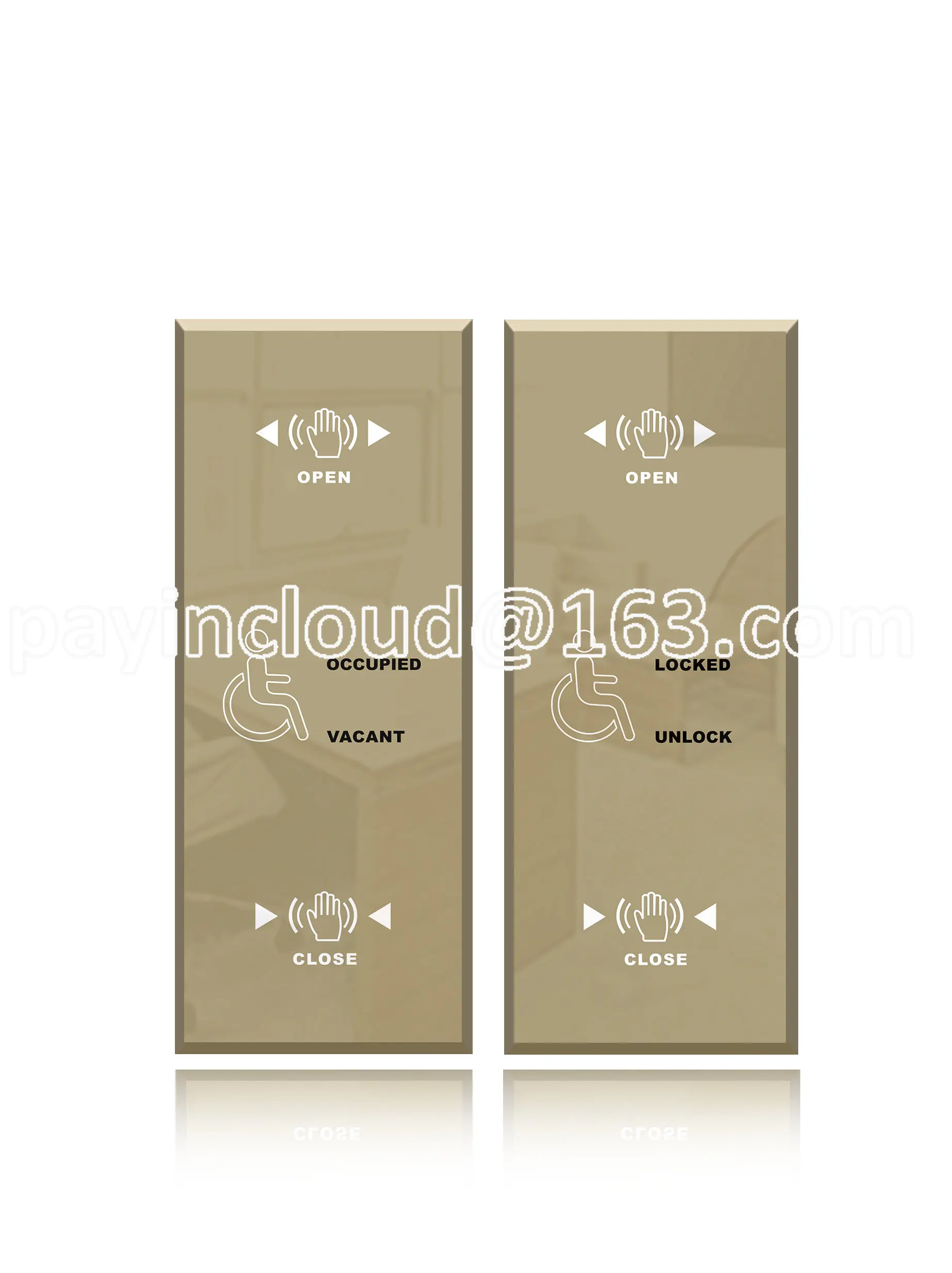

For No Contact Disabled Toilet Locking Panel CNB-238M with Voice Reminder and Language
