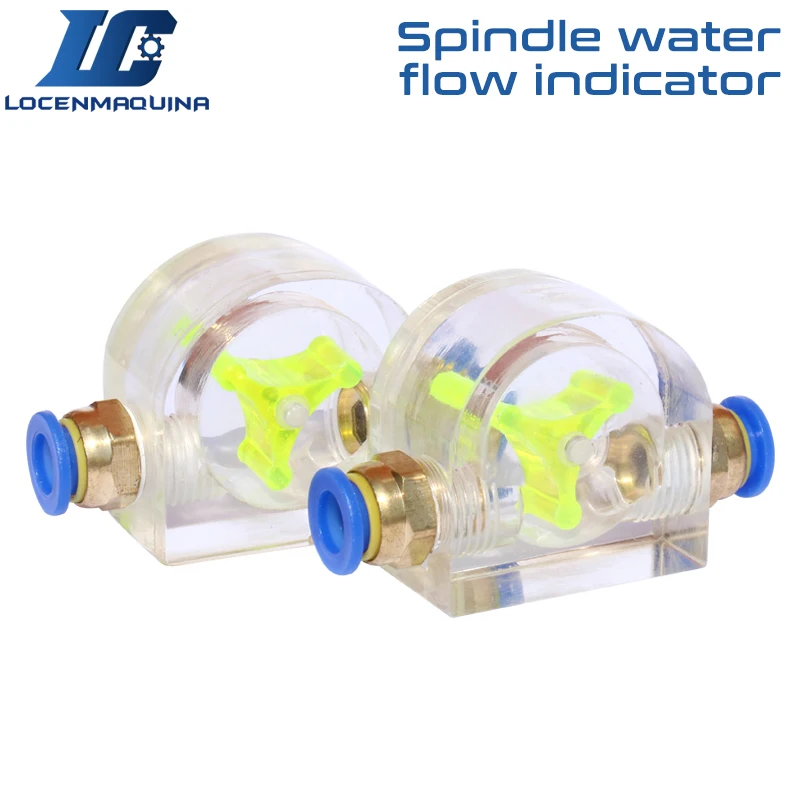 

Water Pumpe Water Flow Indicator for CNC Router Water Cooling Spindle Water Flow Meter 8mm 10mm 12mm Output Input Nozzel