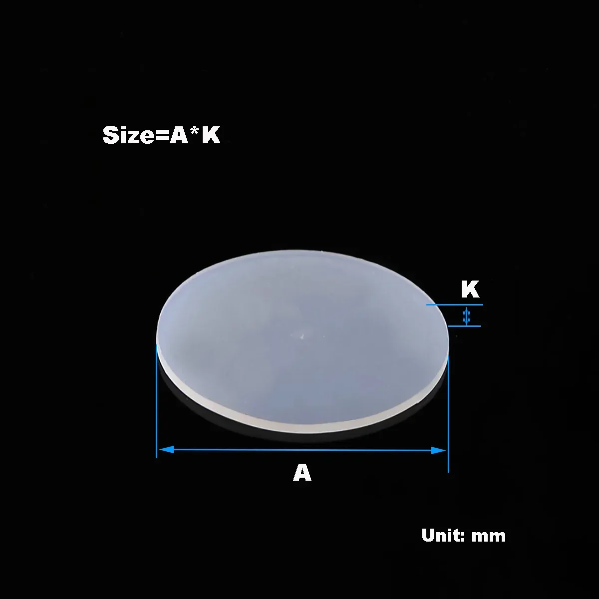 Silicone Disc Anti Slip Solid Pad / High Temperature And Non-Toxic Shock Absorber Pad / Anti Slip Pad