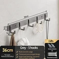 Grey 5 hooks