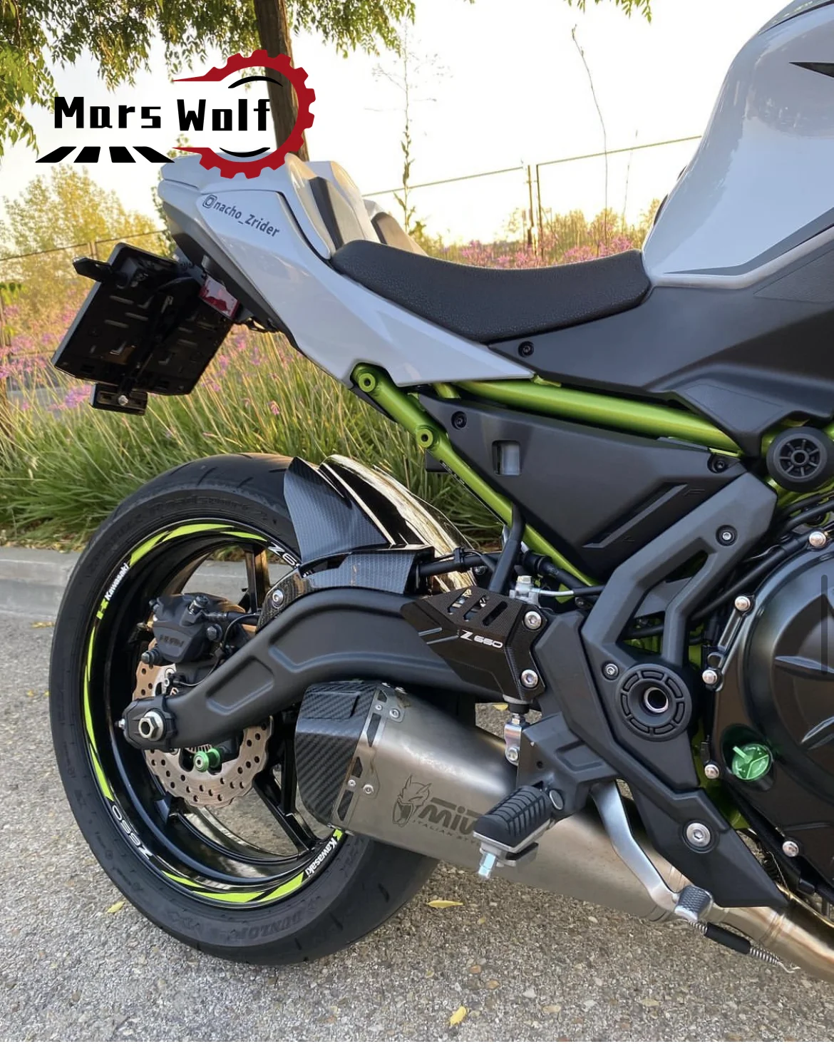 For KAWASAKI Z650 Z 650 ninja 2018 - 2020 Motorcycle FootPeg Footrest Rear Set Heel Plate Guard Protector Foot Pedal Accessories