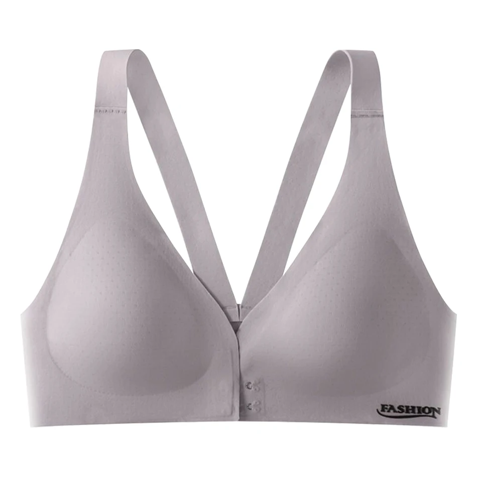 Elegant Front-Clip No Underwire Maternity Bra with Natural Latex Cooling Backless Maternity Clothings Women Lightweight Bralette 5