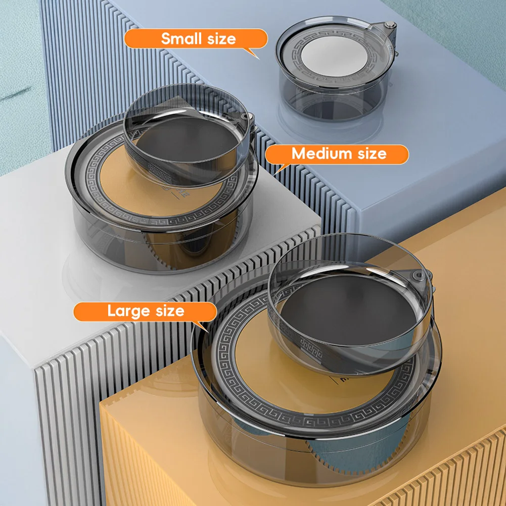 Large-Capacity Fish Bowl Bait Plate Pull Bait Tray Basin Fish Food Box Strong Full Magnetic Lure Storage Box Fishing Accessories