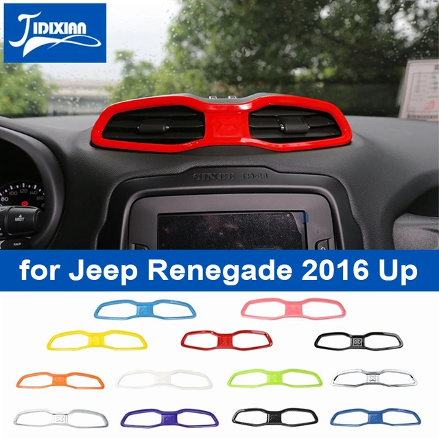 31pcs Car Interior Accessories Decor Trim Kit Dark Blue Fit For Jeep  Renegade