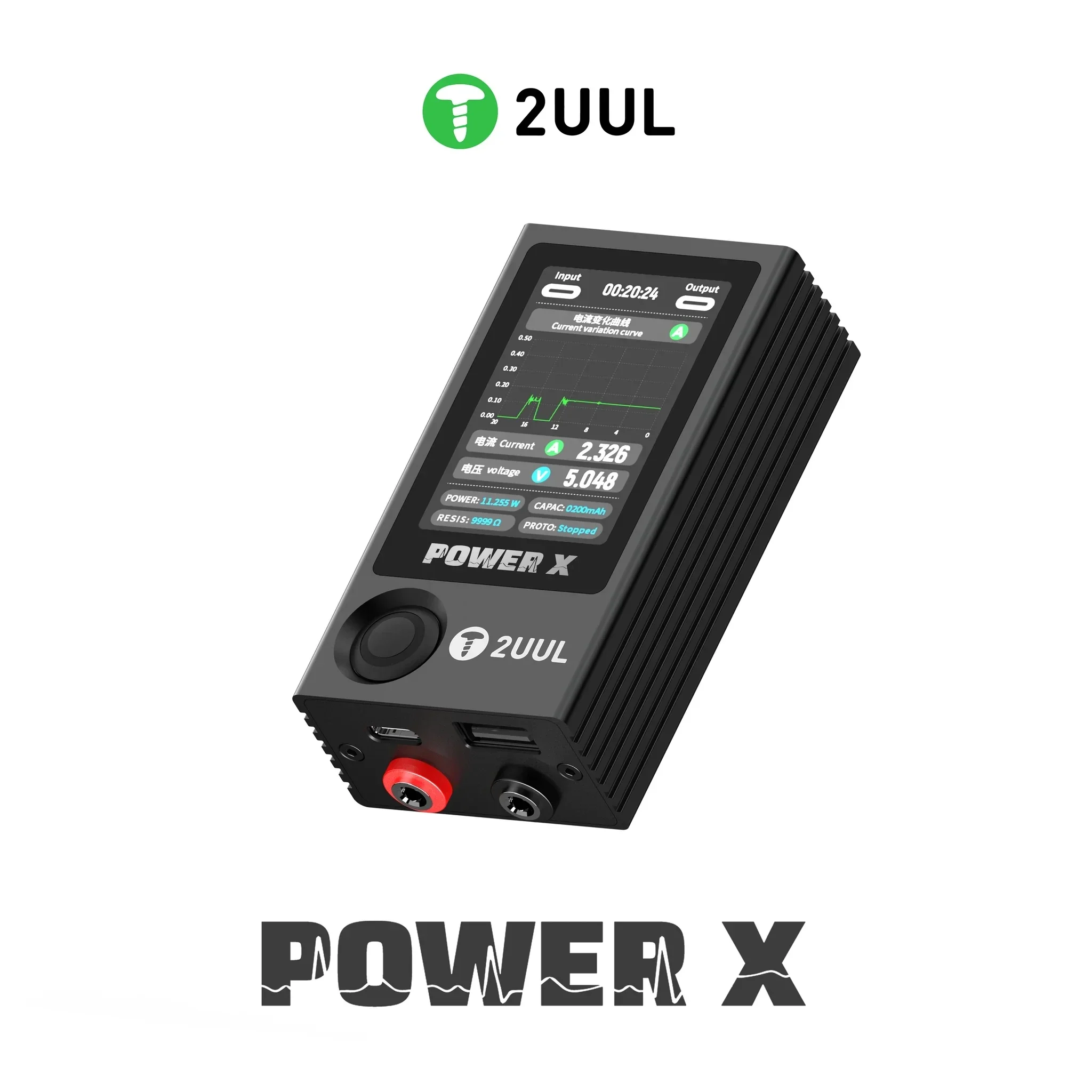 2uul-pw11-power-x-high-refresh-screen-ampere-voltage-meter-dissipacao-de-calor-integrado-telefone-movel-laptops-repair-tool