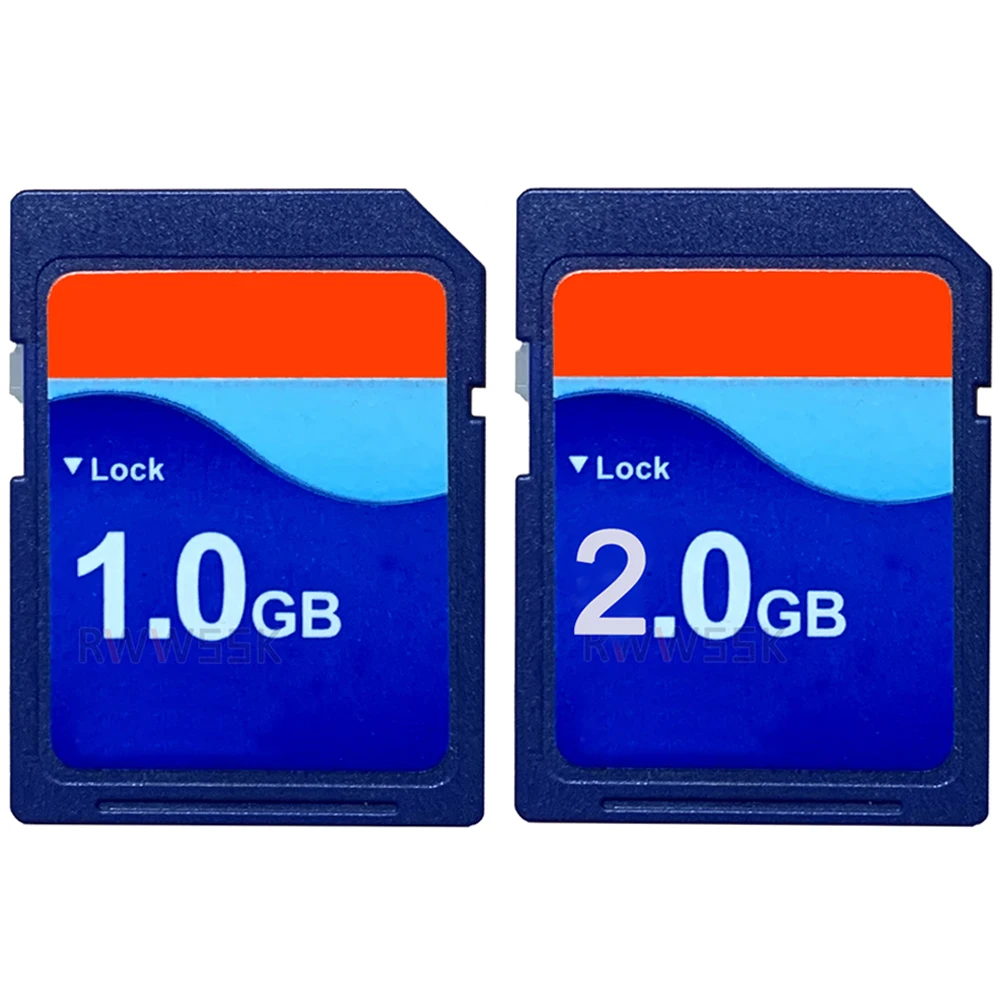 Carte Sd De Classe 4, 1 Go/2 Go, Capacité Authentique, Carte Mémoire C4 Cartes Mémoire