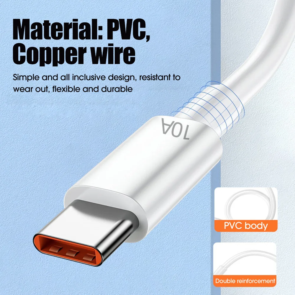 10A 120W Fast Charging USB-C Cable 3