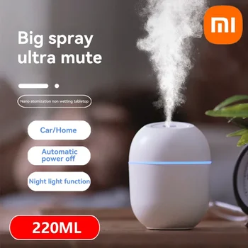 Xiaomi Air Humidifier LED Ambient Light Spray Humidifier Aromatherapy Essential Oil Diffuser USB Rechargeable Air Purifier