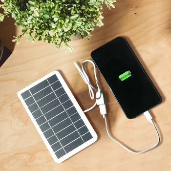 2w 5v Solar Panel Outdoor Usb Portable Mini Solar Charger Panel Climbing Fast Travel Charger Phone Diy Solar Charger 1