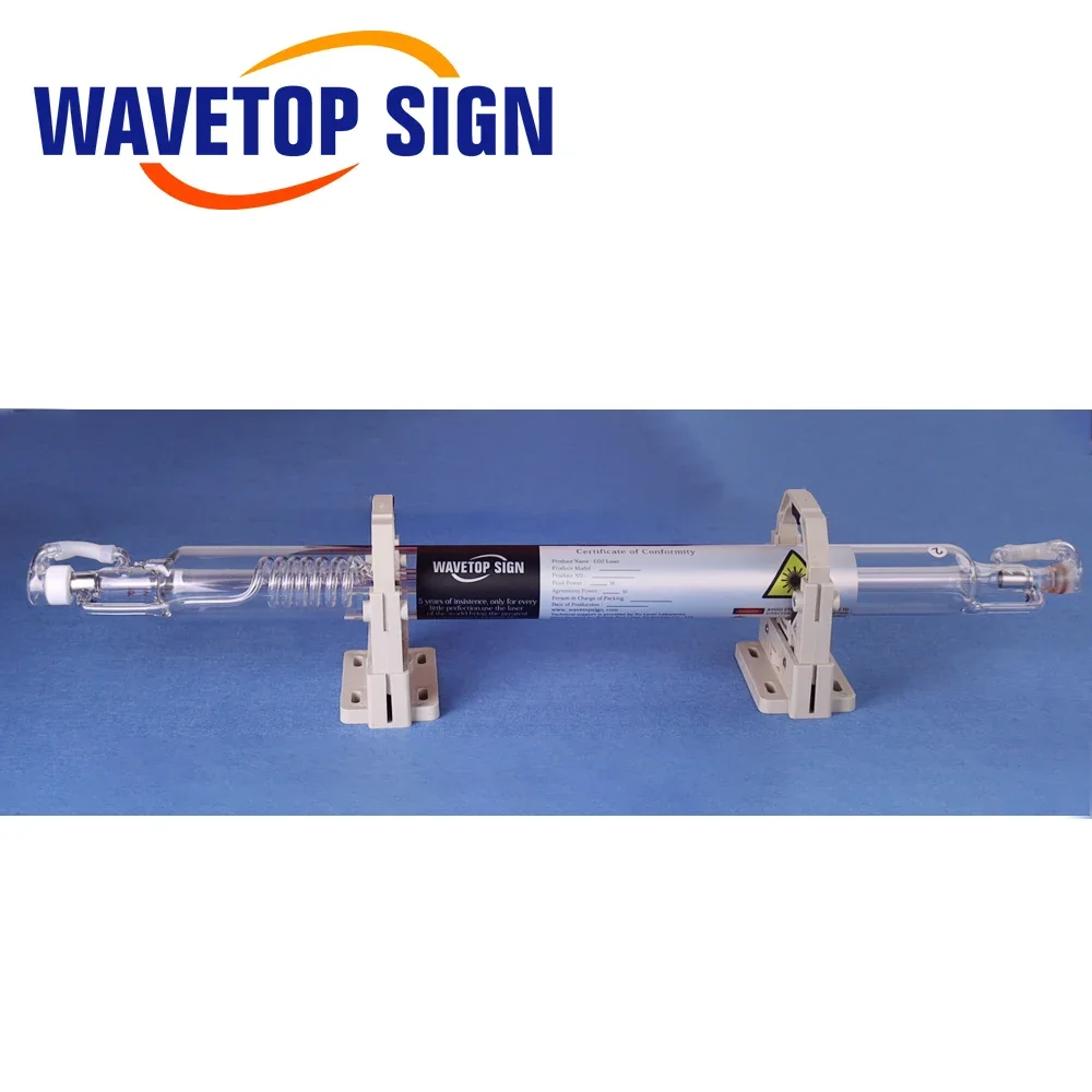 Laser Tube Holder WaveTopSign CO2 Laser Tube Holder Support Mount Flexible Plastic 50-80mm for 50-180W Laser Engraving Cutting Machine 1 pair 2pcs