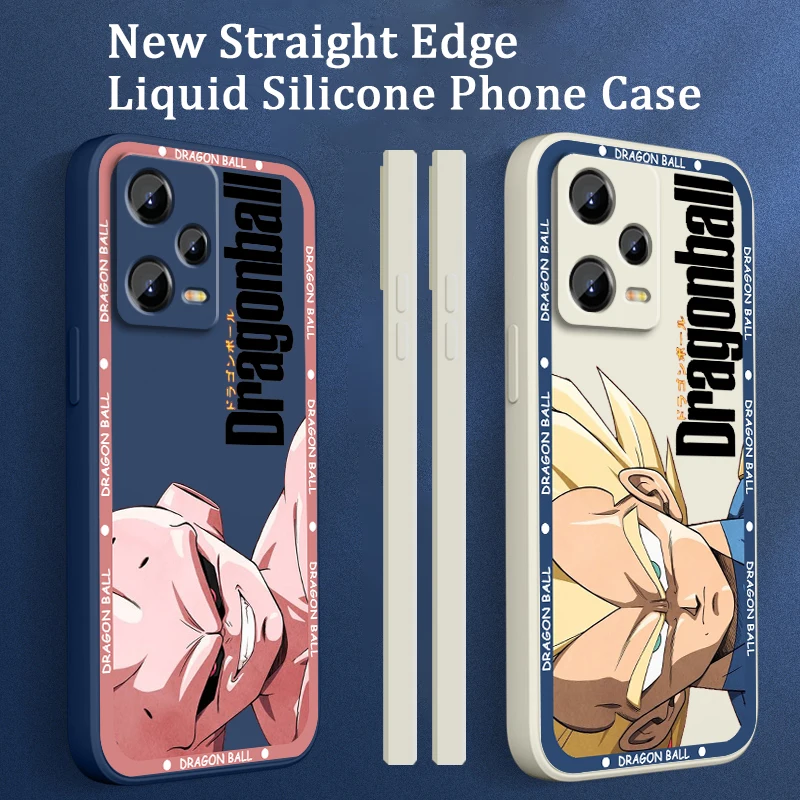D-Dragon Vegeta Iv Buu Liquid Left Rope Per Xiaomi Redmi Note 12 12S 12R 11 11T 11S 10S 9 8 8T Pro Plus 5G Custodia Morbida Per Telefono