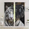 Tiger Printed Curtain for Home Decor - Rod Pocket Window Treatment for Bedroom, Kitchen, Living Room 6