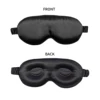 100% Pure Mulberrry Silk Sleep Mask,3D Contoured No Pressure Eye Covers,Soft Blindfold For Sleeping,Luxury Silk Sleep Eyemask 5