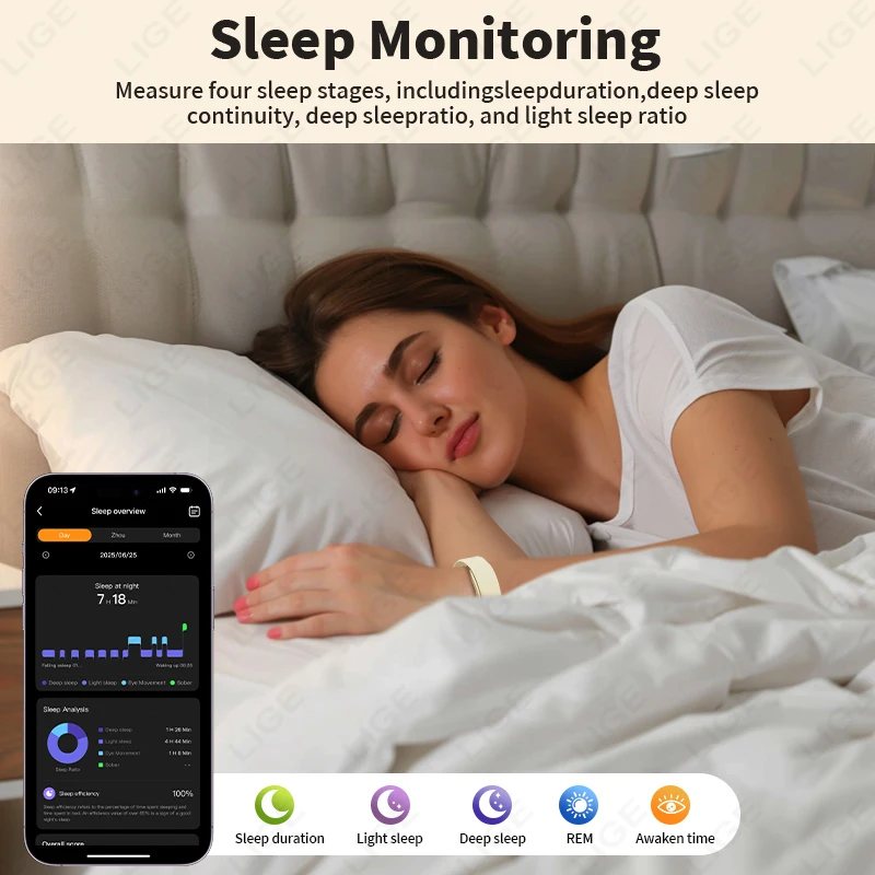 ECG PPG No Screen Smart Watch Sports Outdoors Fitness Heart Rate Monitor 1ATM Waterproof Men Smart Bracelet For Andrio IOS New