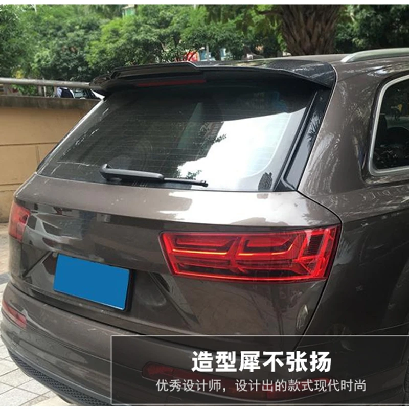

Задний спойлер из углеродного волокна для Audi Q7 sQ7 2016-2018