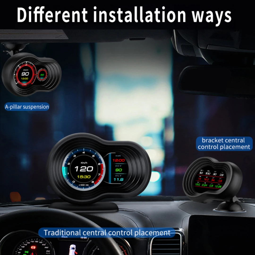 JMMXG ڵ OBD2 HUD   ÷  ӵ  ͺ νƮ   ڵ   ڵ ׼