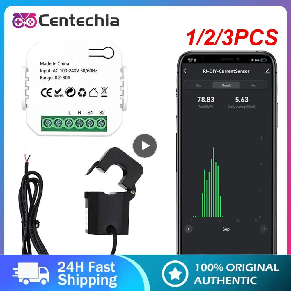 

Датчик зажима тока на Din-рейке, 110 В, 240 В, 1/2/3 шт.