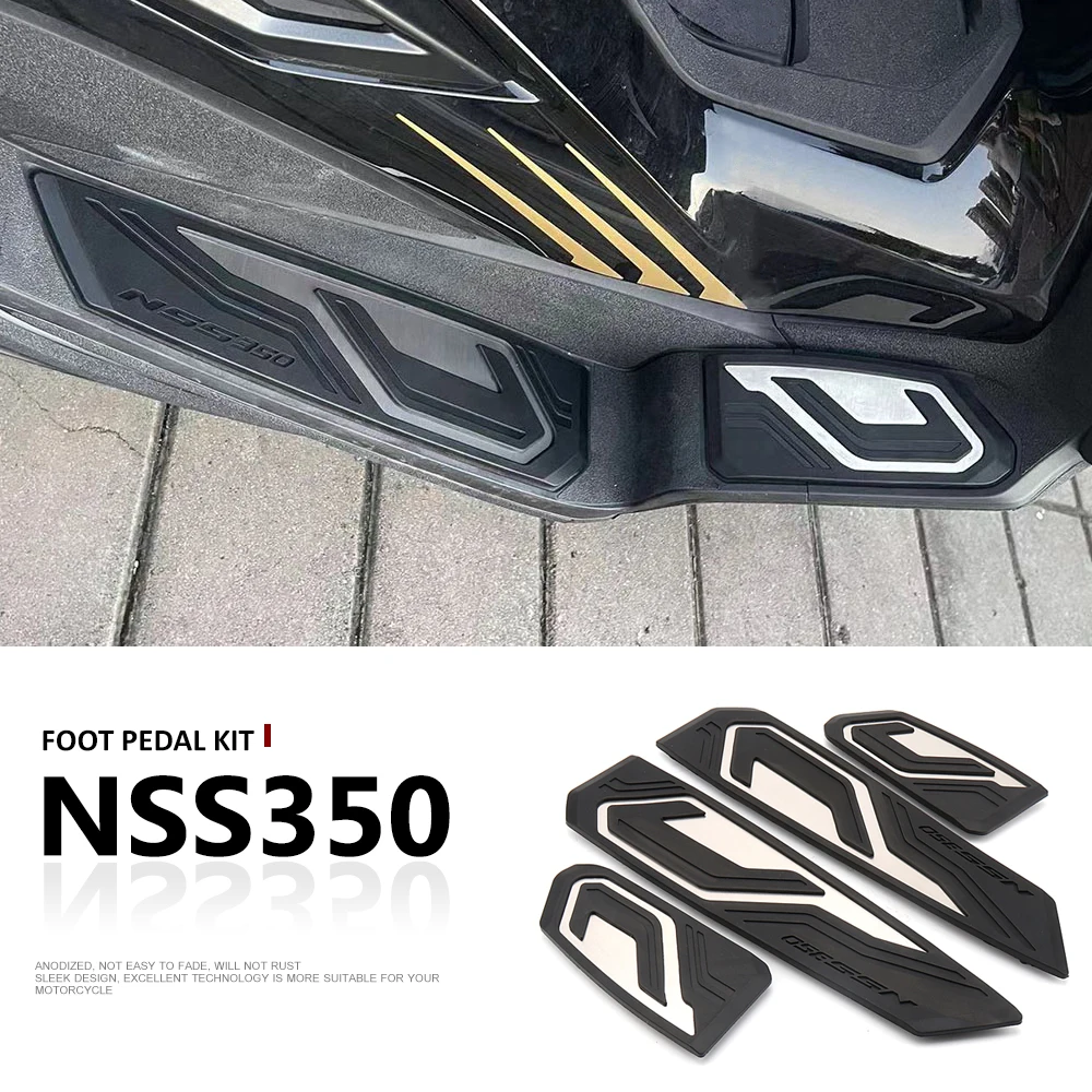 

With Logo Motorcycle Highway Driver Foot Pegs Footrest pedals Foot Rests For Honda Nss350 Nss 350 NSS350 NSS 350 2021 2022 2023