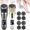 Rechargeable Electric Foot Rasp Electric Pedicure Foot Sander IPX7 Waterproof 2 Speeds to Eliminate Feet Dead Skin and Calluses 1