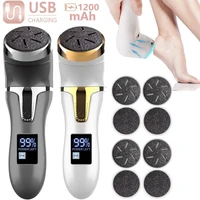 Rechargeable Electric Foot Rasp Electric Pedicure Foot Sander IPX7 Waterproof 2 Speeds to Eliminate Feet Dead Skin and Calluses 1