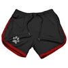 Beach Pants Summer Sports Men's Muscle Fitness Casual Mesh Breathable Pants Running Training Quick Dry Breathable Shorts 5