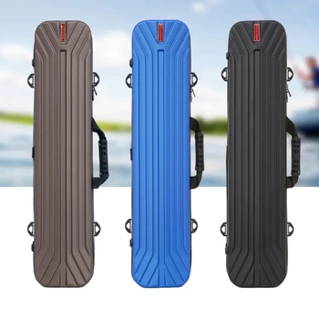휴대용 ABS 낚싯대 가방, 방수 낚시 하드 케이스 로드 커버, 내마모성 낚시 가방, 70cm, 80cm, 90cm, 100cm, 125cm