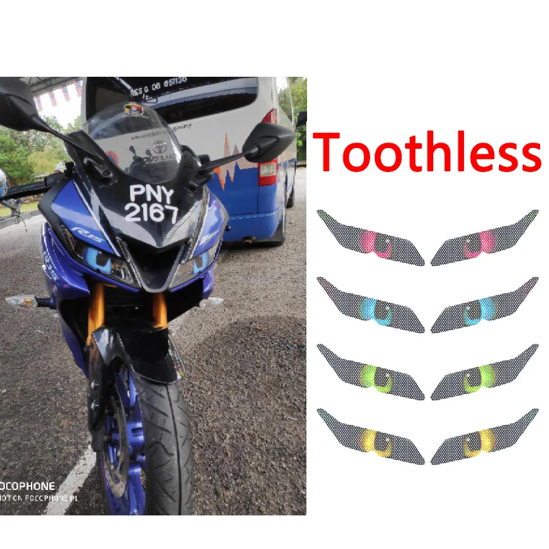 MotorcycleHeadlight3DHeadLampForYamahaR15YZFR1520172018How