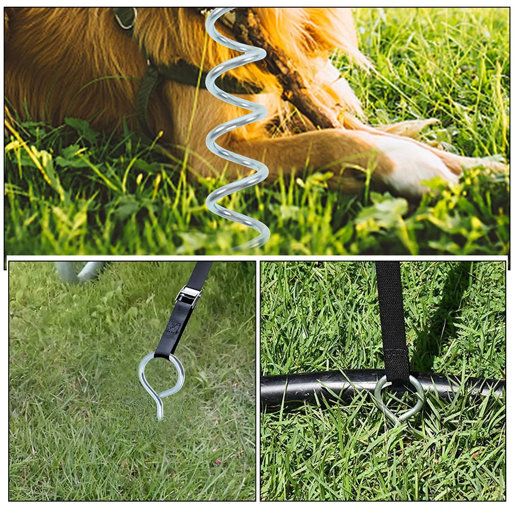 Dog Tether For Camping Dog Tie Out 360° Swivel Cable And Stake - 50 Ft Dog  Yard Leash And Stake Rust Proof For Small Medium Large Dogs Longe Pour  Chien Dog Tie Out Stake