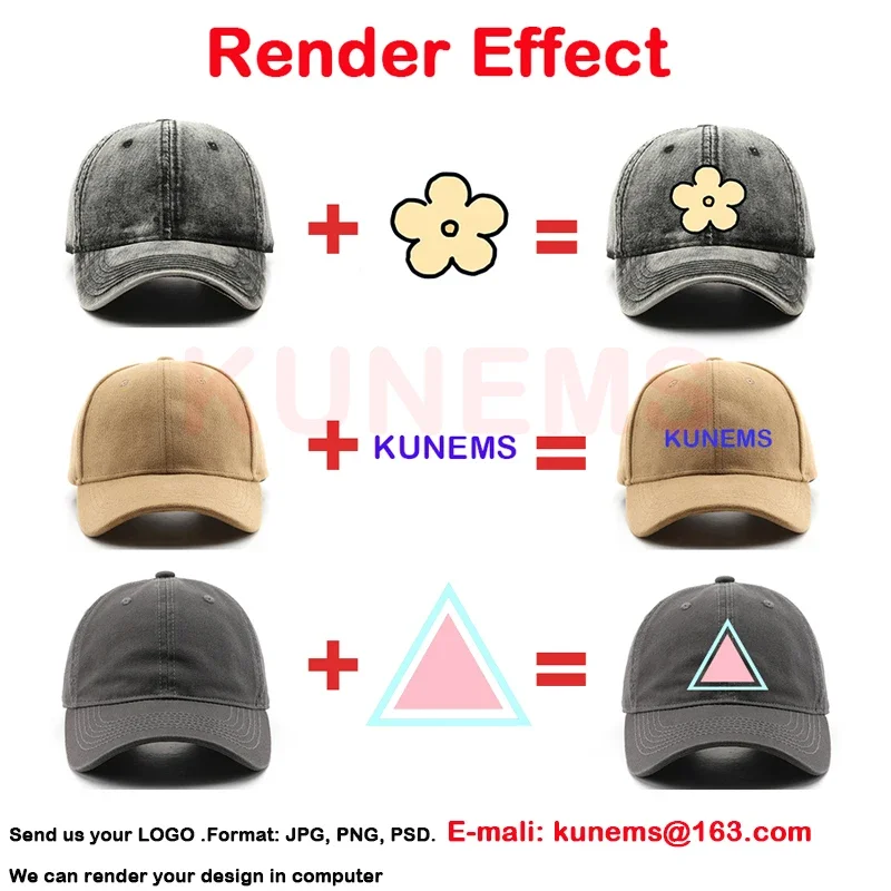 KUNEMS Custom Embroidery Japanese Quick-drying 5-Panel Hat Summer Visor for Men and Women DIY Print Logo Outdoor Hat Wholesale 4