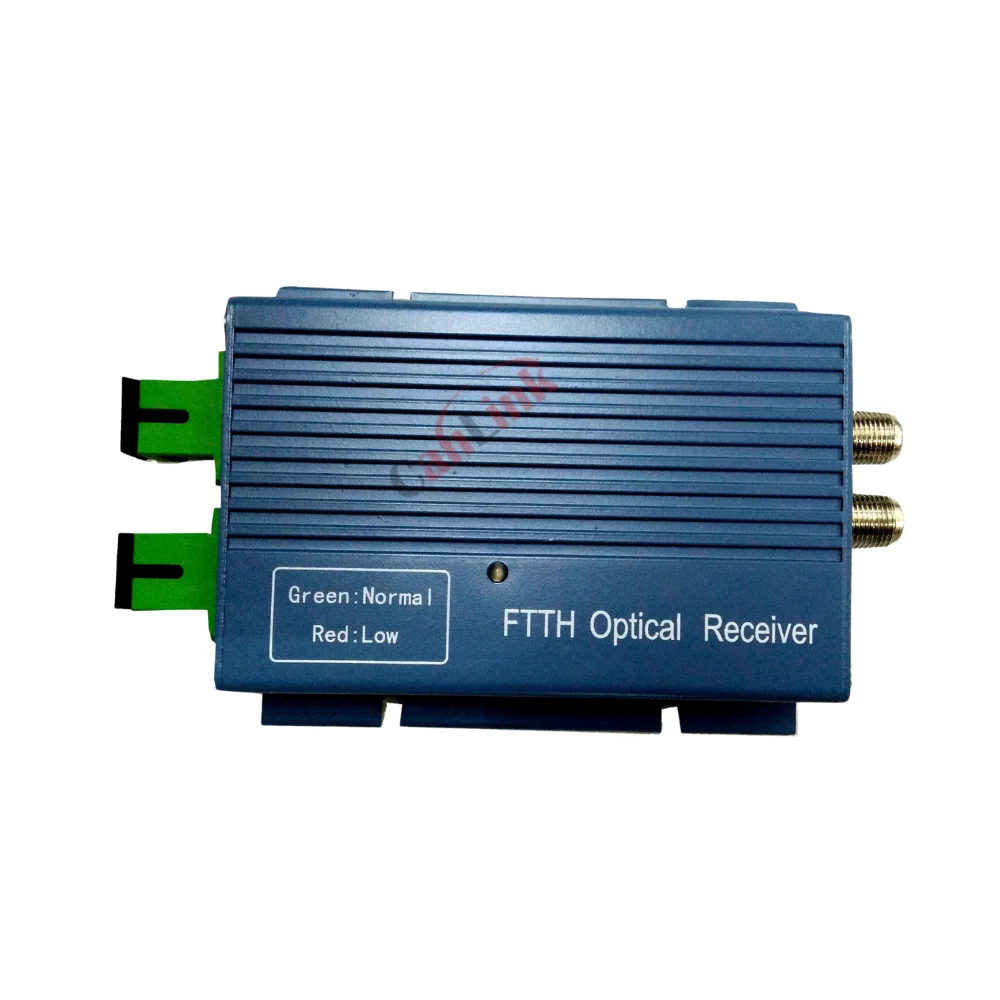 FTTH CATV Optical Receiver High Level Fiber WDM Converter SC APC/UPC Duplex Connector Mini Mode With 2 Output RF Inch