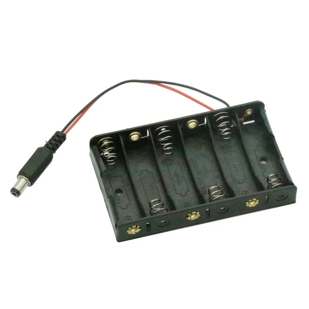 

1 шт., держатель для батарей 6x AA 6x AA 9 в