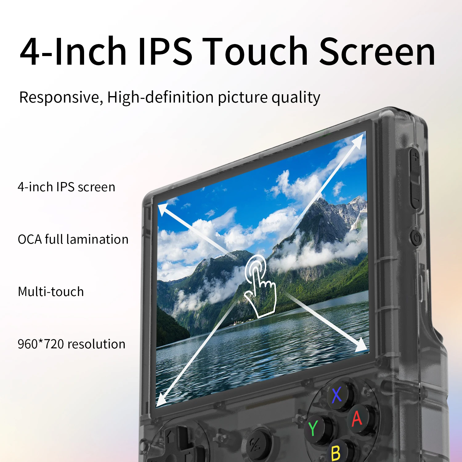 Anbernic RG 406V Retro Handheld Games Console 4"IPS Multi-touch WIFI RGB Ligh 3D Hall Joystick 5500mAh RG406V Video Games Player view 2