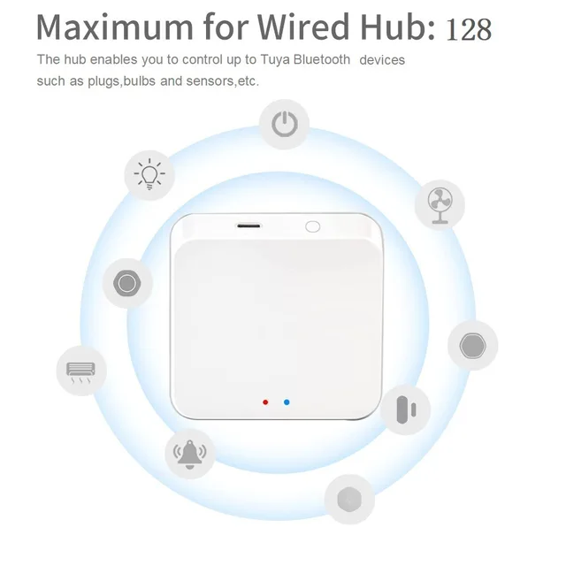 Smart Life App Remote Control Smart Home Bridge Wireless WiFi Tuya BLE Gateway Zigbee Sensor HUB for Smart Locks 5