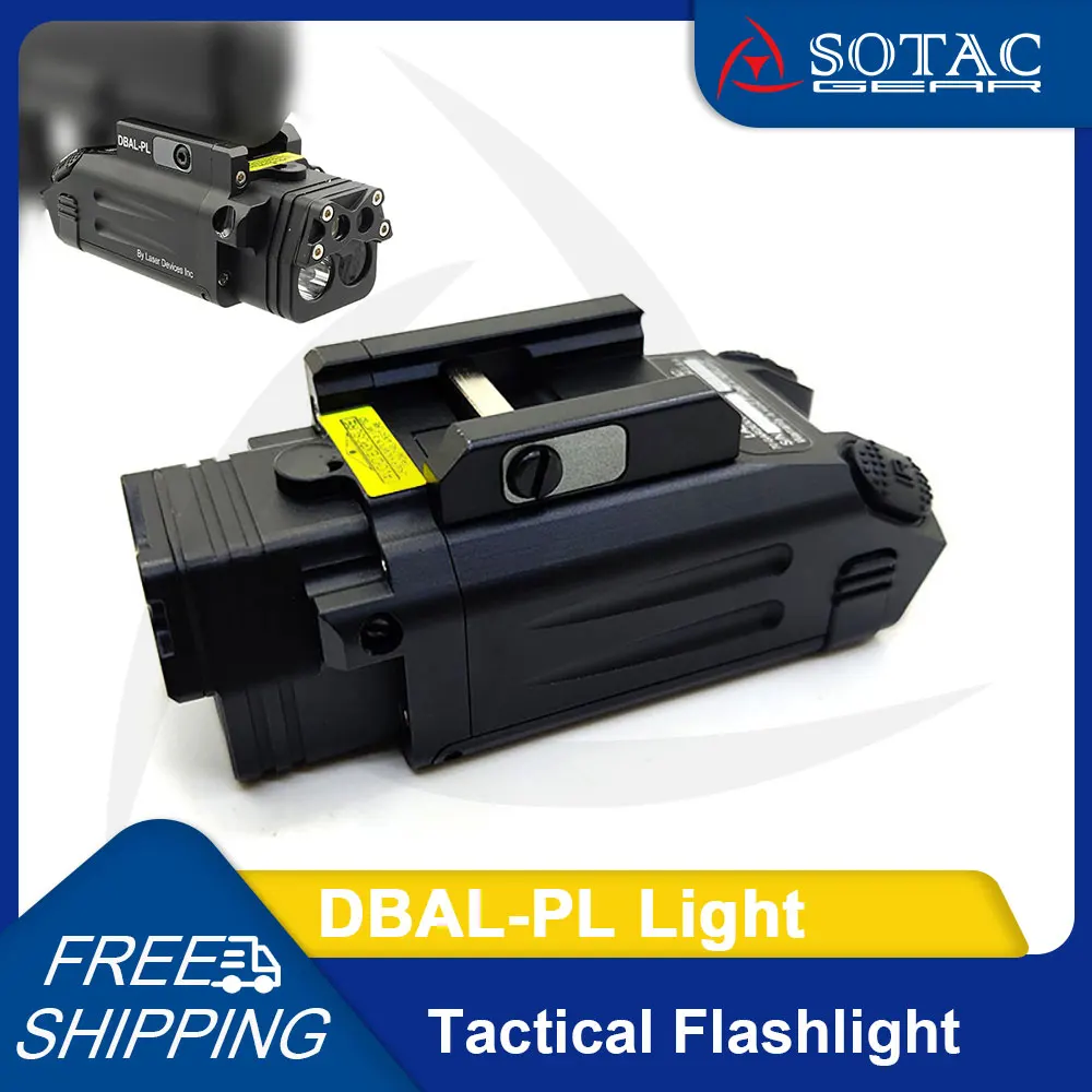 

SOTAC Hunting DBAL-PL IR Flashlight Red Laser Tactical DBAL PL Scout Light Strobe for Weapon Outdoor