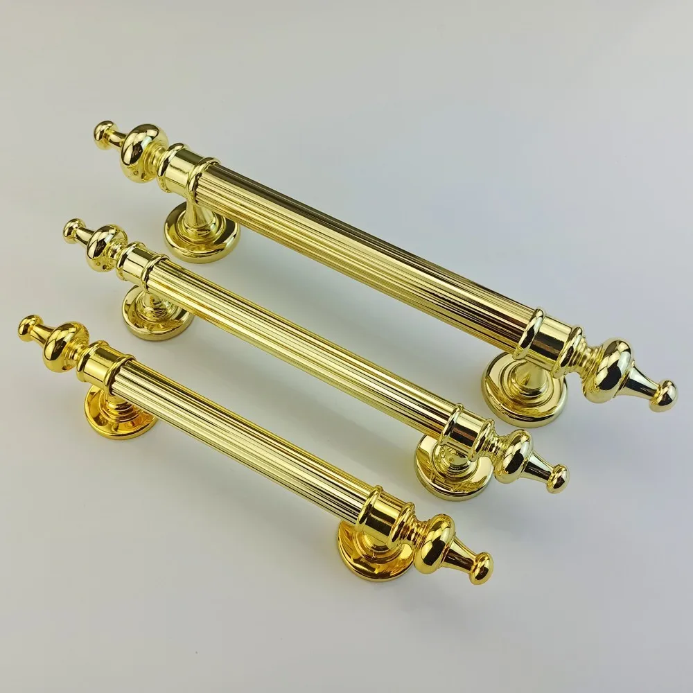 Furniture Wooden Door Handle 255mm/290mm/345mm Bathroom Bedroom Restaurant Sliding Door Handle Wardrobe Gate Pulls door handles