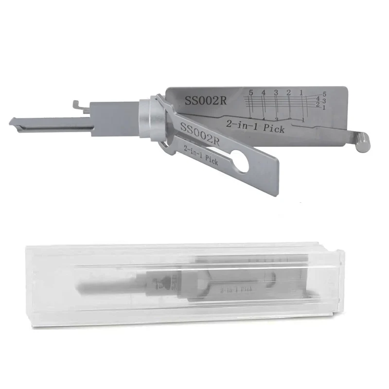 Lishi 2 in1 SS001 SS002 SS002R R52 KW1 KW5 SC1 SC4 SC20 M1/MS2 AM5 R52L Locksmith Tools for Home Door Civil Locks