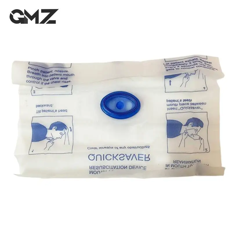 Quick Saver First Aid Mask Face Shield Resuscitation Device CPR Medial  Emergency Mouth Breath Mask First Aid Tool