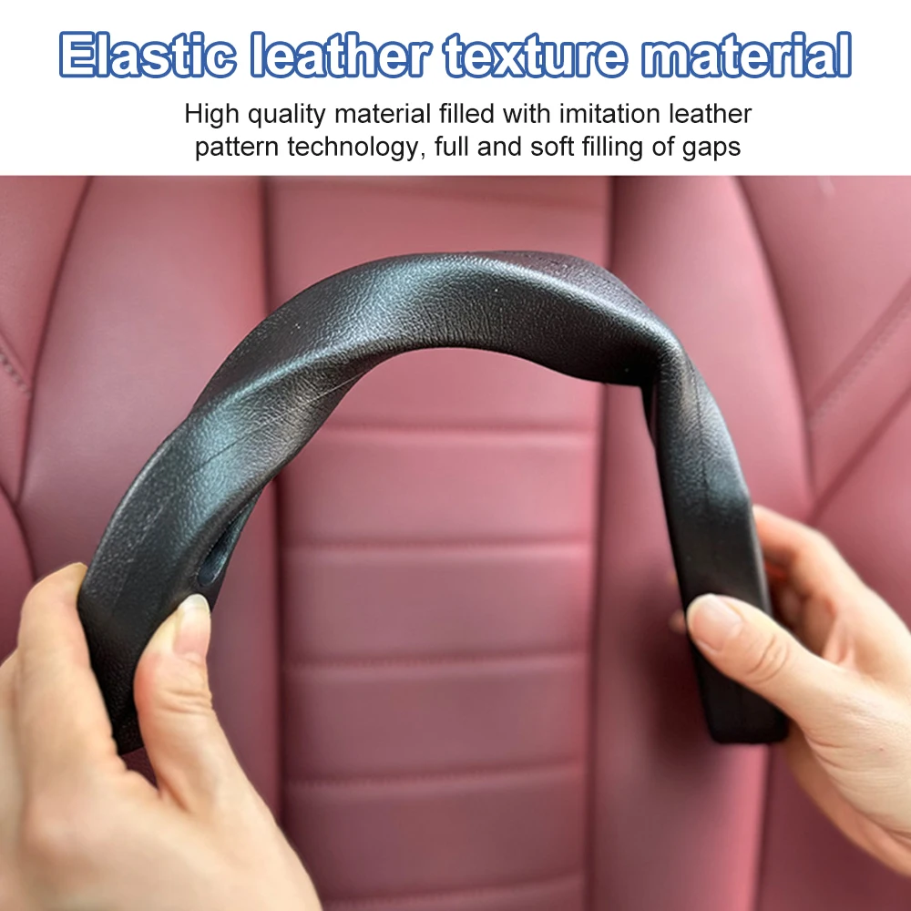 2Pcs Car Seat Gap Filler Seat Crevice Storage Box Between Seats Console Organizer Box Interior Decoration Auto Accessories