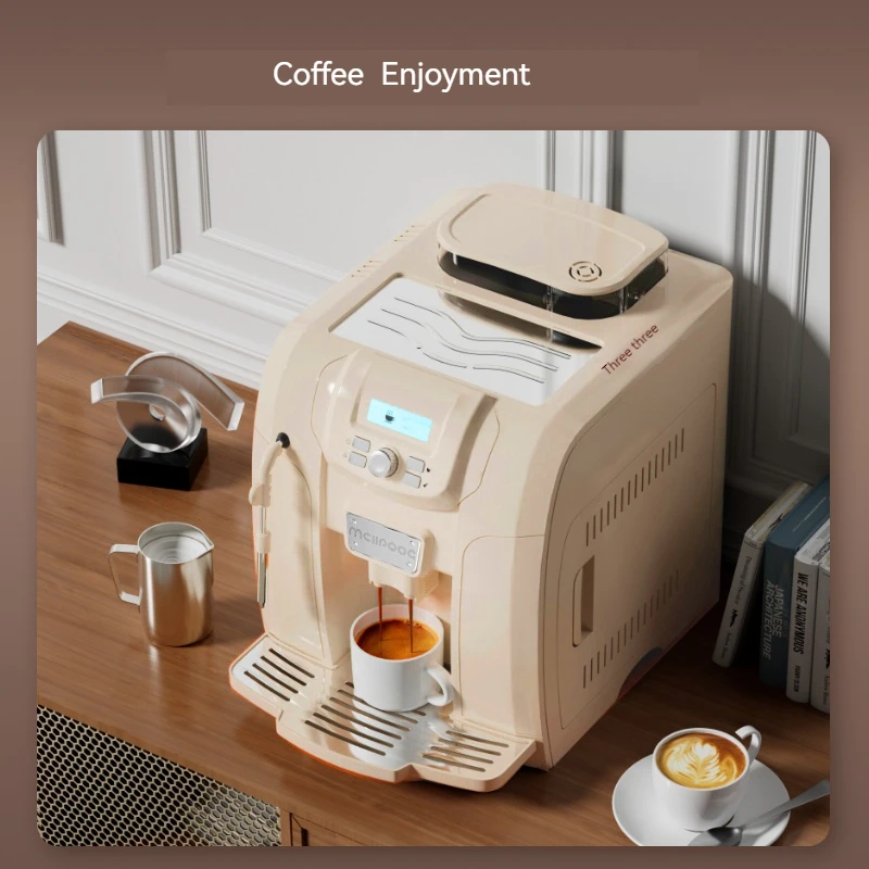 Mcilpoog Ws715 Macchina Per Caffè Espresso Super Automatica-Macchina Per Caffè Espresso Con Potente Vapore, 16 Gusti Per La Casa E L'Ufficio.