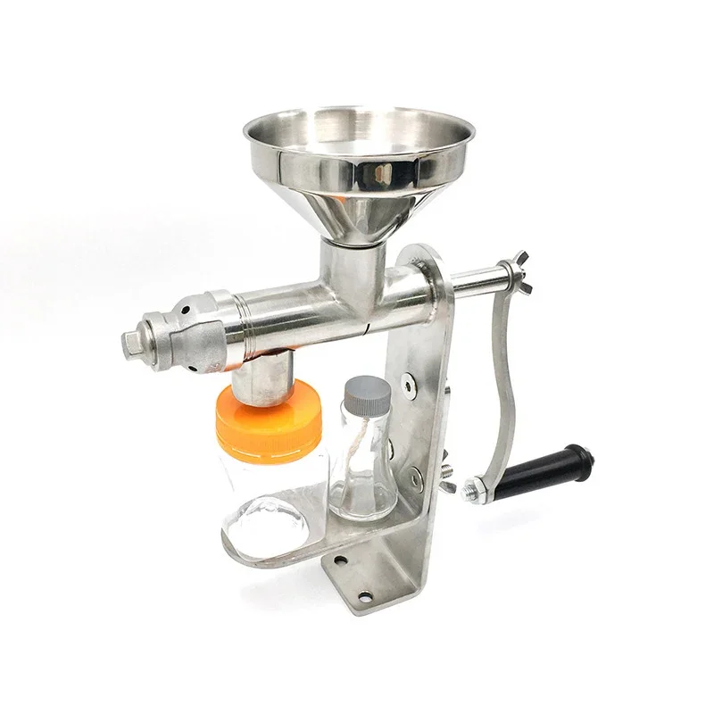 XEOLEO manual oil press food grade stainless steel oil press peanut/nut/seed household press oil press machine