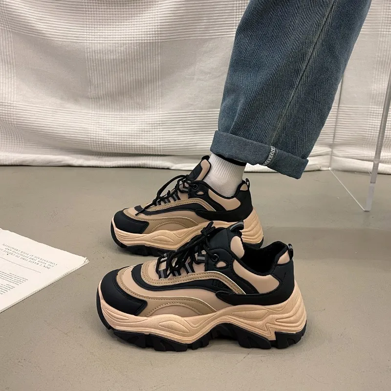 

2023 spring and summer women's fashion outdoor running shoes, anti-skid wear-resistant casual shoes, platform sports shoes