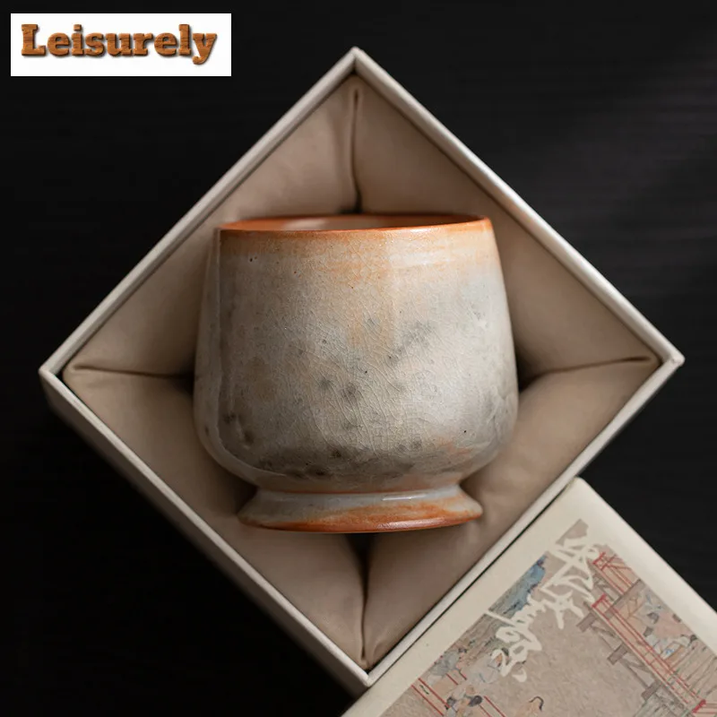 Wood-fired Porcelain Teacup Zen Tea Bowl Jug Tea-tasting Meditation Cup Chazhan Master Cups Oolong Tea Household Tea Services