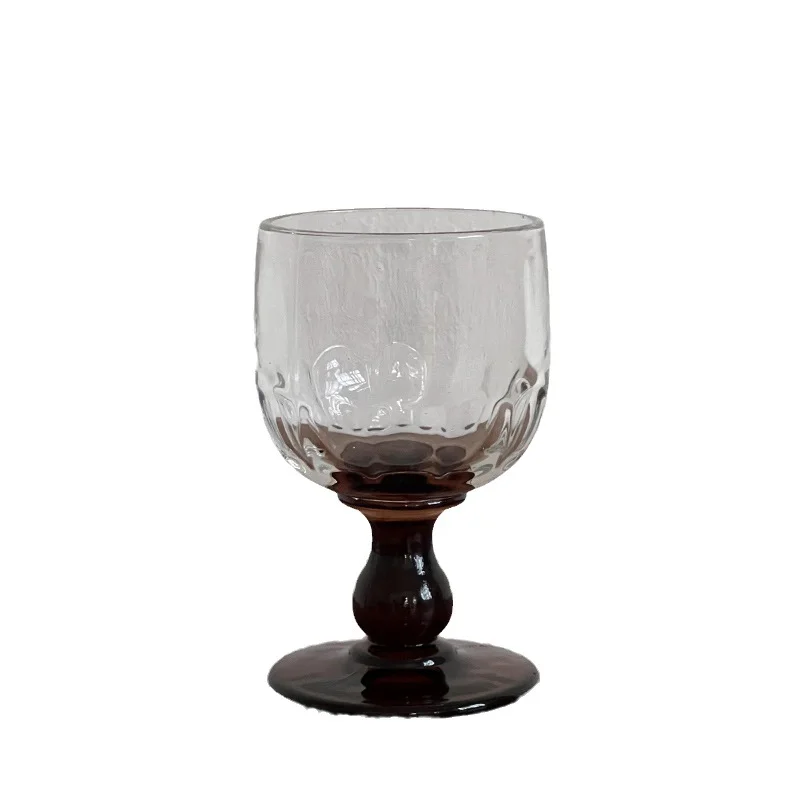 Medieval Retro Red Wine Glass, Short Legged Glass Cup, Minimalist Home Cocktail, Restaurant Beverage Cup
