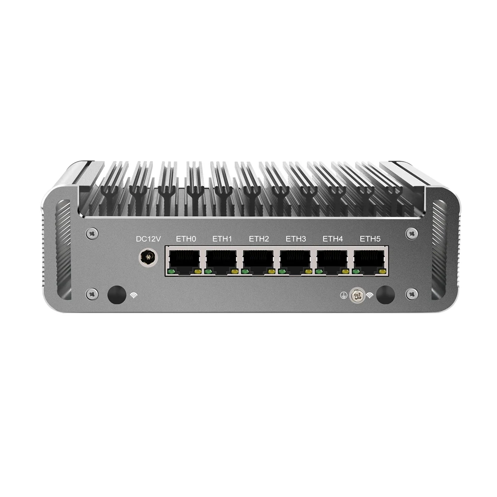 Hunsn Rj17A,Micro Firewall Appliance,Mini Pc,Intel I5 1135 G7/I7 1165 G7, Vpn,Router Pc,Aes-Ni,6Xintel 2.5Gbe I226-V Lan,Com,Hd