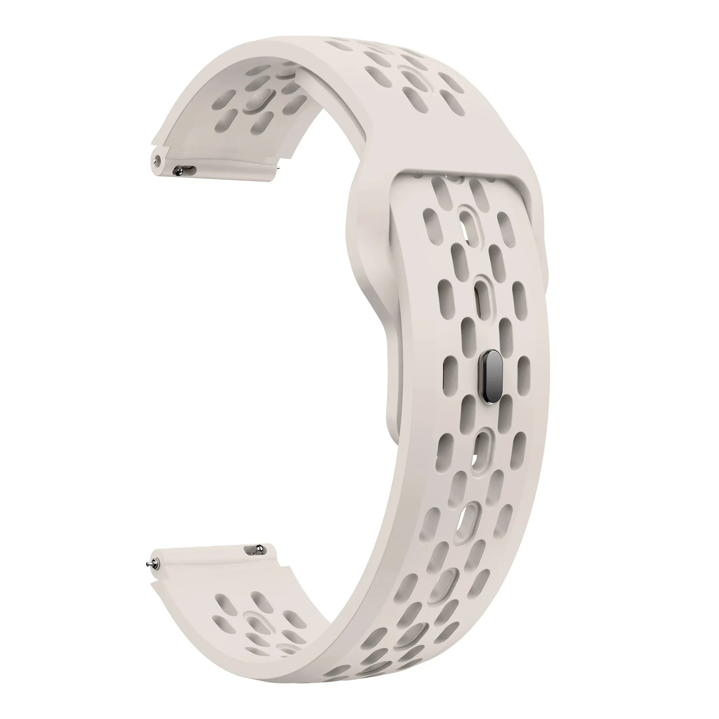 Silicone Replacement Wristband with 22mm Reverse Buckle Strap