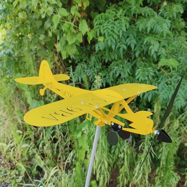 3D-S Síkú Kerti Időjárási Dugó Dekoráció Kreatív Elegáns Plug-In Szélmalom Korróziógátló Időjárásálló Díszek Kültéri Kerthez - Image 2