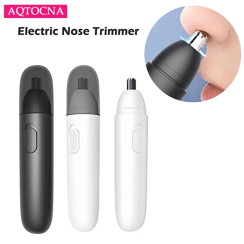Professional Mini Strong Power Waterproof Battery Operated Electric Men Shaver Ear and Nose Trimmer Hair Removal Device