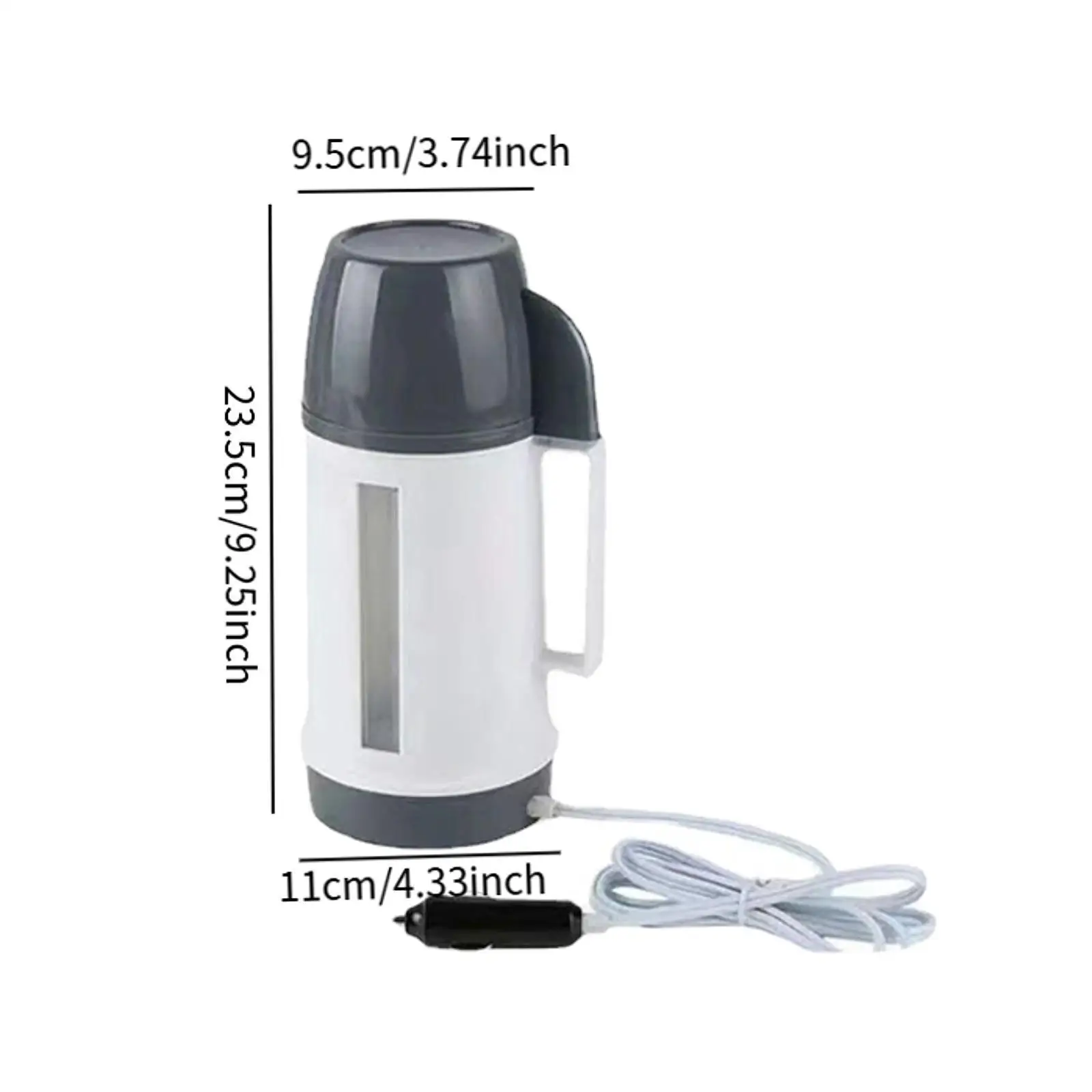 Car Electric Kettle Portable Stainless Steel Practical Heater Bottle Water Heater for Self Driving Tour Outdoor Camping Travel 6