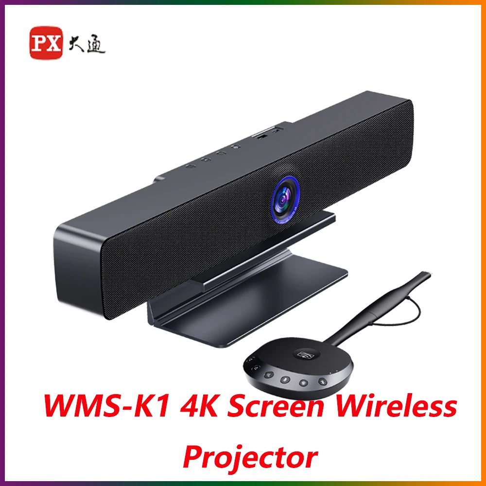 

PX WMS-K1 4K Wireless Screen Enterprise Conference HD HDMI Transmission Cell Phone Computer with TV projector with the screen